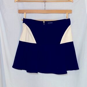 Twee Club Monaco Women’s  Size 4 Black Cream Coastal‎ Skirt Preppy Y2K Coquette
